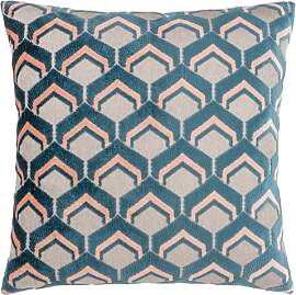 Paoletti Ledbury Samt-Jacquard-Kissenbezug,