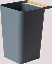 Papierkorb Aus Polypropylen Doria Grau - Sklum