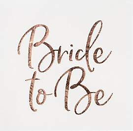 Papierserviette "Bride to be", 33 x 33