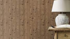 Papiertapete RASCH "mit Holzoptik",