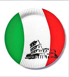 Pappteller "Italien - Rom" 10er Pack