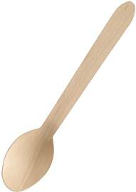 PAPSTAR 2 X 18249 100 Löffel Holz Pure 15.7 cm