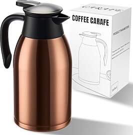 PARACITY 2L Isolierte Kaffeekanne aus Edelstahl,