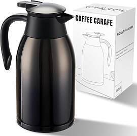 PARACITY 2L Isolierte Kaffeekanne aus Edelstahl,