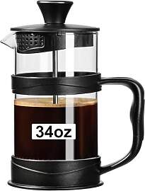 ParaCity French Press Kaffeebereiter, Kaffeepresse 