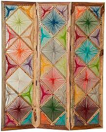 Paravent OTTO HOME "Verbena", bunt