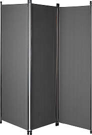 Paravent "Swingtex", grau (anthrazit),