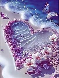 ParNarZar 5D Diamant Painting bilder 30x40cm Rosa
