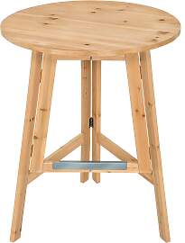 Party Stehtisch aus Massivholz klappbar 79x110cm - 