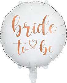 PartyDeco ABC18 Folienballon Bride to be | 45 cm
