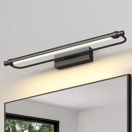 Pasoar LED Spiegellampe Bad 60cm, 180 Grad Drehung 