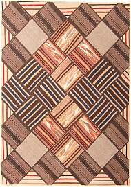 Patchwork Teppich 200 x 150 cm - mehrfarbig