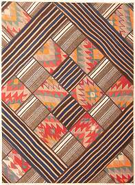 Patchwork Teppich 200 x 150 cm - mehrfarbig