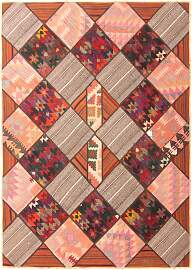 Patchwork Teppich 200 x 150 cm