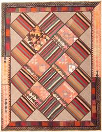 Patchwork Teppich 200 x 150 cm