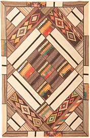 Patchwork Teppich 230 x 160 cm - mehrfarbig