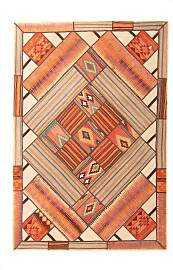 Patchwork Teppich 230 x 160 cm - mehrfarbig