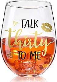 Patelai Talk Thirty To Me Weinglas 30. Geburtstag