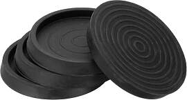 PATIKIL 3-Zoll-Gummimöbel-Pads, 4er-Pack runde