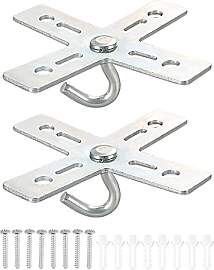 PATIKIL Decke Haken Kit 2 Set Kreuz Design Metall