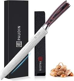 PAUDIN Brotmesser mit Wellenschliff 26 cm aus