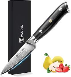 PAUDIN Damastmesser 9 cm – Gemüsemesser