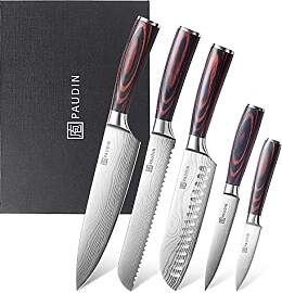 PAUDIN Küchenmesser Set, 5-teilig