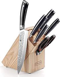 PAUDIN Messerblock mit Messer, Messerset mit