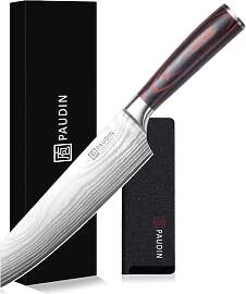PAUDIN Santokumesser 20 cm, Japanisches Kochmesser 
