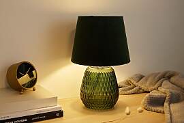 PAULEEN Tischleuchte "Crystal Velours",