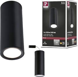 Paulmann 93107 LED Deckenleuchte Barrel rund 6W