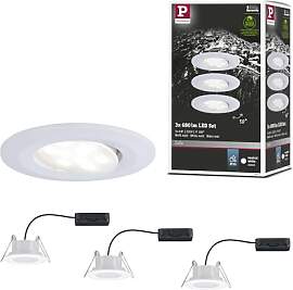 Paulmann 99927 Einbauleuchte LED Calla rund 3x6W