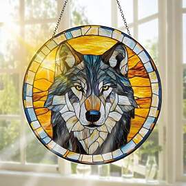 Pavemlo Tier Buntglas Sonnenfänger Fensterschmuck 