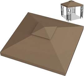 Pavillon Ersatzdach 3x3M Wasserdicht,