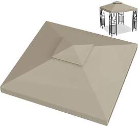 Pavillon Ersatzdach 3x3M Wasserdicht,