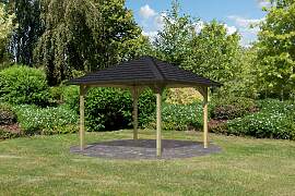 Pavillon KARIBU "Cordoba", schwarz