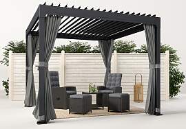 Pavillon KONIFERA "Palma", grau (grau,