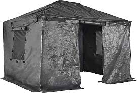 Pavillon-Schutzhülle SOJAG, grau, B:303cm H:292cm 