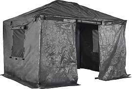 Pavillon-Schutzhülle SOJAG, grau, B:367cm H:307cm 