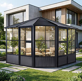 Pavillon SOJAG "Charleston 12x12", grau