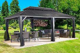 Pavillon SOJAG "Gazebo Messina", grau