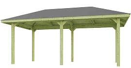 Pavillon WEKA "Gartenoase 651 B Gr.1",