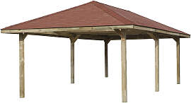 Pavillon WEKA "Gartenoase 651 B Gr.3, inkl