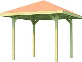 Pavillon WEKA "Gartenoase 651 Gr.1, inkl.