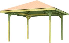 Pavillon WEKA "Gartenoase 651 Gr.3, inkl.