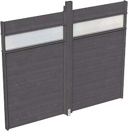 Pavillonseitenteil SKANHOLZ "Wand", grau 