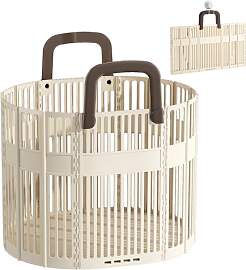 PAVSTINE Wäschekorb Faltbar Groß, 43L