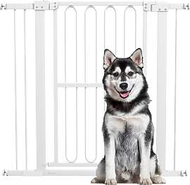 PawHut Treppenschutzgitter 94cm Türschutzgitter