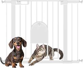 PawHut Türschutzgitter Treppenschutzgitter Hunde