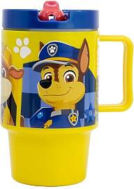 Paw Patrol Kinderbecher aus Kunststoff mit Deckel, 